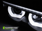 Preview: 3D LED Angel Eyes Scheinwerfer für BMW 7er E38 94-98 schwarz